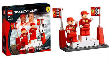 M. Schumacher et R. Barrichello (Lego)